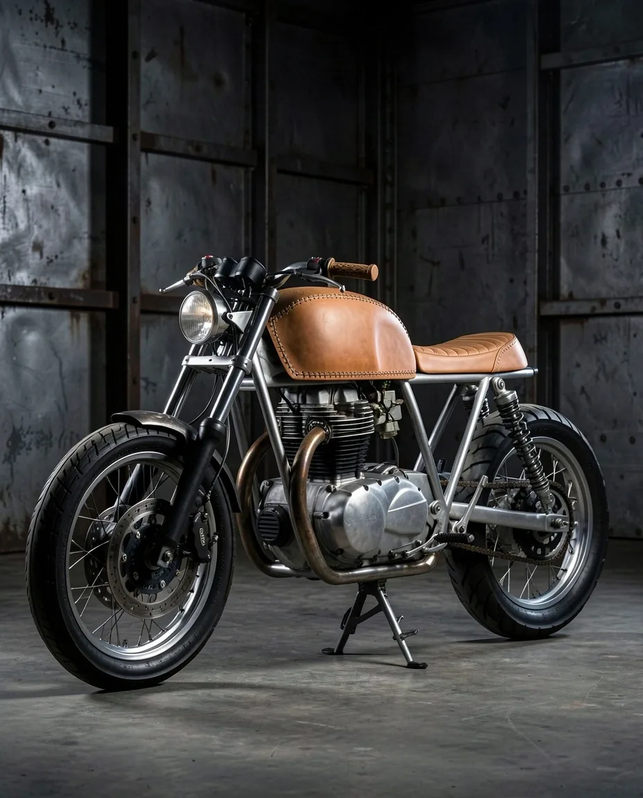 Customowy motocykl bobber z projektu Foravell